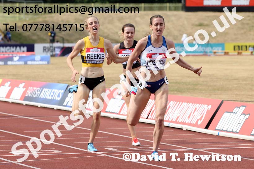 Womens 1500 metres, Muller British Championships, Alexander Stadium, Birmingham. Photo: David T. Hewitson/Sports for All Pics